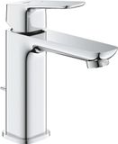 GROHE eengreeps wastafelkraan Cubeo 101749, M-Size, trekstangafvoergarnituur, chroom