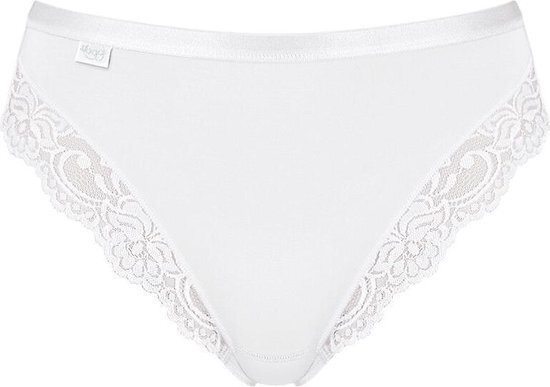 sloggi Romance Dames Tai slip met kant - Wit - Maat 38