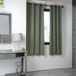 HomeMaison Verduisteringsgordijn Kaki Polyester 140 x 280 cm