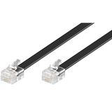 Inline Panda Inline Telefoonkabel RJ12 - RJ12 / zwart - 20 meter