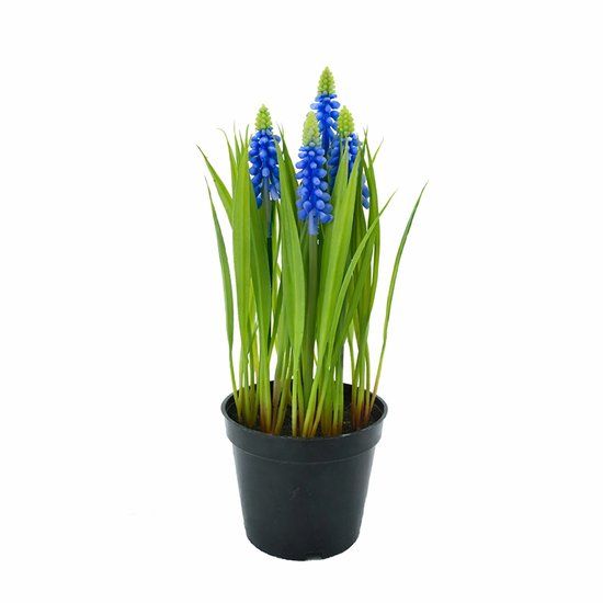 Erutan Avon Muscari spray blue 54 cm kunstbloem