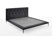 Atlantic Home Collection Designbed Palm 160 x 200 cm, platformbed zonder matras, zwart