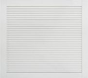 vidaXL Kastdeur met lamellen 39,5x49,4 cm massief grenenhout wit
