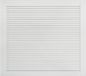 vidaXL Kastdeur met lamellen 39,5x49,4 cm massief grenenhout wit