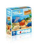 mako moulages - Creatieve set – 3 vormen met zeedieren
