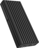 ICY BOX IB-1917M-C32a, SDD-behuizing, M.2, PCI Express 4.0, 20 Gbit/s, USB-aansluiting, Zwart