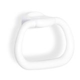 TATAY Olympia handdoekring | Anneau Porte-Serviettes | Collection Olympia | Format Compact | Installation Murale | Usage Quotidien Facile, Blanc