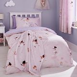 Catherine Lansfield Dancing Fairies kinderbeddengoed set 135x200 cm roze