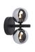 Lucide TYCHO - Wandlamp - 2xG9 - Zwart