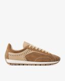 VIA VAI Scott Kyle Sneakers Dames - Leer, Suède - Khaki - Maat 38
