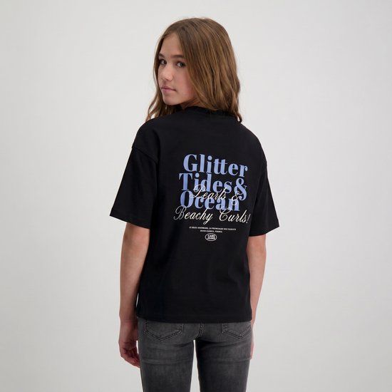Cars Jeans T-shirt Liora jr. - Meisjes - Zwart - Maat 140