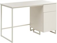 Beliani Lexton Bureau Lichtbeige MDF/Staal