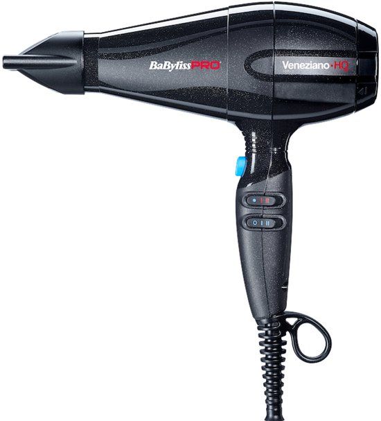 BaByliss Pro Ionic Veneziano HQ 2200W Hair Dryer - Black
