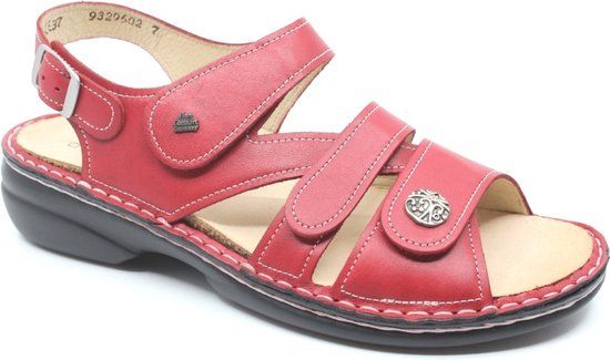 Finn Comfort Dames sandalen Gomera rood