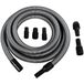 Cen-Tec Systems Staande en bus vacuümverlengslang en bevestigingskit, zwart, 20 Ft w/adapters