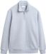 Next - Heren - Sweatshirt van jersey met hoog katoengehalte en kwartrits - Grijs