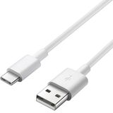 PremiumCord USB-C naar USB 2.0 aansluitkabel 3 m, snel opladen tot 3 A, oplaadkabel en datakabel, USB 3.1 type C (mannelijk) stekker naar USB 2.0 type A, wit, kabellengte 3 meter, ku31cf3w