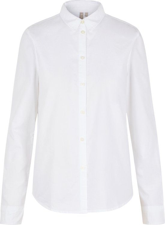 PIECES PCIRENA LS OXFORD SHIRT NOOS BC Dames Blouse - Bright White - XS