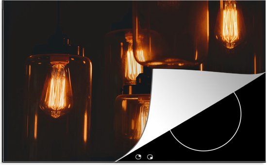 KitchenYeah® Inductie beschermer 77x51 cm - Goud - Inductiebeschermer voor Inductie Kookplaat - Vinyl