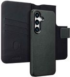 Accezz Leather Bookcase 2-in-1 met MagSafe voor de Samsung Galaxy S25 Plus - Onyx Black