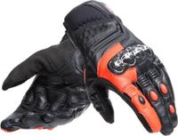 Dainese Carbon 4 Kort Zwart Fluo Rood Maat S
