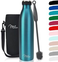MILU Roestvrij Staal Vacuüm Geïsoleerde Waterfles - 1000ml - Groen