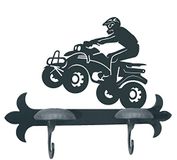 Imex El Zorro 11777 motorfietsbeugel, quad, 290 mm, smeedijzer, zwart, 9 x 29 x 21,2 cm