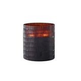 Onno RHOMBUS geurkaars, glas, bruin, S