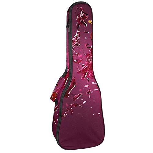 Mersov Tenor Ukulele Gigbag Waterdichte Ukelele Case Gewatteerde Rugzak, Geweldig voor Sopraan Concert (21/23/24") Wijnkers Mooi