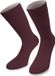 normani 1 paar sokken „Bi-Color“ bordeaux/lichtgrijs 35-38