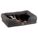 Ferplast Hondenbed, Hondenkussen voor grote Honden Bank voor Honden Met Traagschuim Orthopedisch Hondenbed, Ergonomische HondensofaHondenmand hoes Afneembaar en Wasbaar 93 x 73 x h 22,5 cm. Grijs