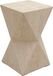 Kare Design Bijzettafel Travertino, Beige, 54cm Hoogte | Steenlook, Salontafel, Legplank, Nachtkastje
