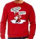 Bellatio Decorations Shoppartners Bv Foute Kersttrui / sweater - Zingende kerstman met gitaar / All I Want For Christmas - rood voor heren - kerstkleding / kerst outfit XL