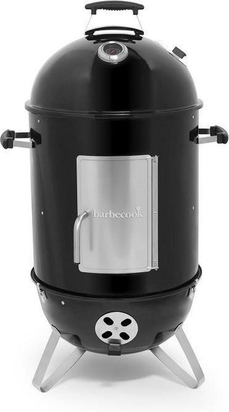 Barbecook Oskar M Rookoven - Warm en koud roken - Grilloppervlak Ø 39 cm - Zwart