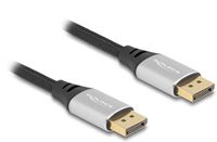 Delock DisplayPort kabel | DP2.1 (10K 60Hz) | UHBR10 (40Gbit/s) | metaal/nylon | 2 meter