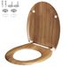 Casaria Wc Bril Duroplastic - Soft-close – Antibacterieel Bamboe
