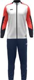 Jako Dynamic Polyesterpak Heren - Wit / Koraal / Marine | Maat: XL