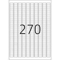 HERMA Special - Papier - mat - verwijderbare zelf-klevende laag - wit - 17.8 x 10 mm 6750 etiket(ten) (25 vel(len) x 270 etiketten
