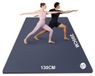 Merkloos Yogamat XL - NBR - Extra dik - 200 x 130 cm - Met yogatas