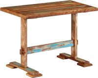 Maison Exclusive Table de salle à manger exclusive, dimensions 110x55x78 cm, en bois massif vieilli