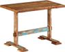 Maison Exclusive Table de salle à manger exclusive, dimensions 110x55x78 cm, en bois massif vieilli