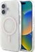 Guess GUHMP16SH4DTEH iPhone 16 Blanc/Blanc Coque rigide IML 4G Arrière MagSafe