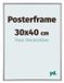 yd. Cadre pour affiche 30x40 cm Plastique Argent Brillant Paris