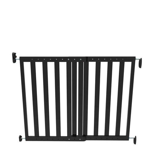 Noma Wall Fix Wooden Black - Wooden Stair Gate - Black