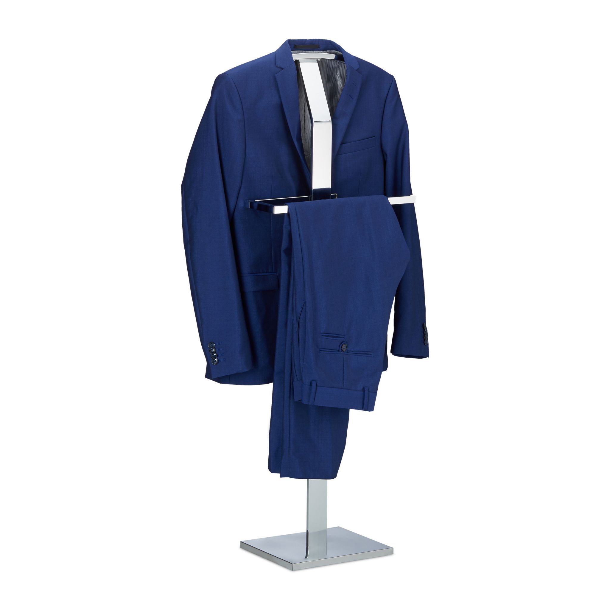Relaxdays Dressboy - Zilver - Metaal