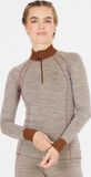 WHISTLER Funktions-Langarmshirt Candee Lichtgrijs Wol/Polyester/Elastaan M