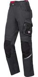 BP 1998-570-5632 werkbroek met kniebeschermers - slank silhouet - elastische rugband - 65% polyester, 35% katoen - korte pasvorm - maat: 56n - kleur: antraciet/zwart