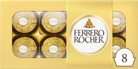 Ferrero Rocher | 8 stuks | doos van 100 g
