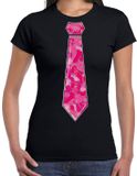 Bellatio Decorations T-shirt dames - Zwart - S