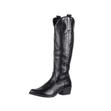 Elara Chunkyrayan Cowboylaarzen voor dames, zwart, Texas, 39 EU